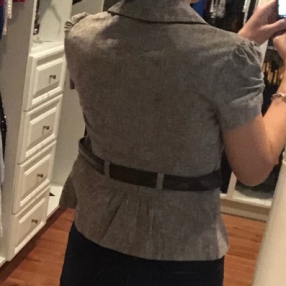 Tan brown belted blazer - Picture 7 of 8